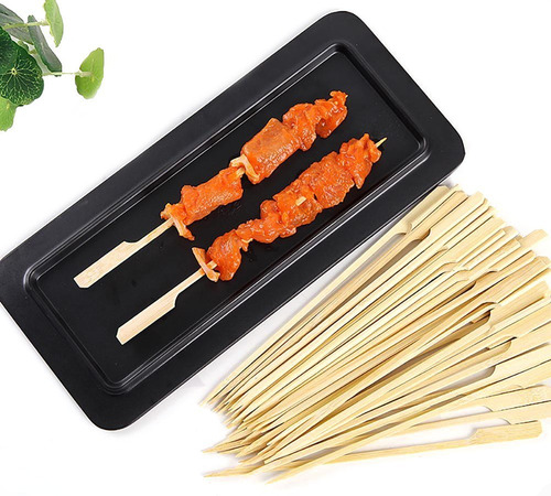 Imagen 1 de 2 de Pincho De Bambu O Brocheta Catering 25cm X 100u Finger Food