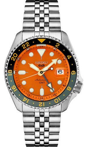 Reloj Seiko Para Hombre Ssk005 Series 42.5mm Esfera Naranja