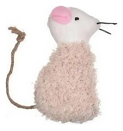 Juguete Para Tu Gato Peluche Catnip Hierba Gatera Ratoncito