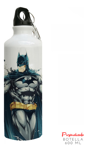 Taza 11 Onzas + Botella + Cojin Personalizado Batman