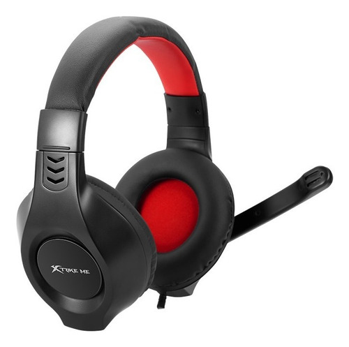 Auriculares Gamer Pc Ps4 Xtrike Me Hp 312 Sound Fit I Css® Color Negro
