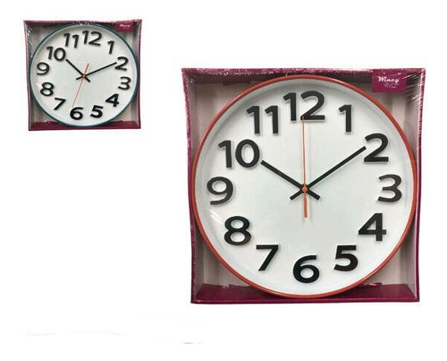 Relógio De Parede Analógico Sala Cozinha Quarto Decorativo