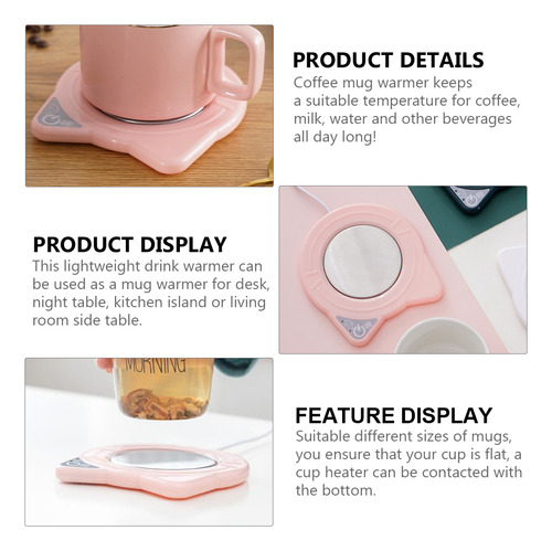 Taza De Café Calentadora De Platos Con Alimentación Usb