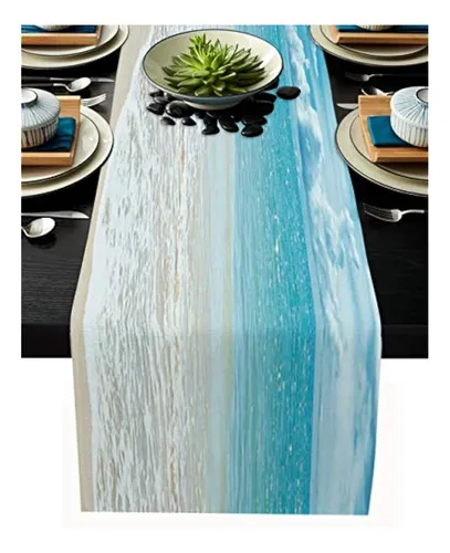 Gsypo Summer Table Runners 72 Pulgadas De Largo Tropical Oce