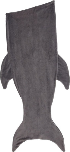 Manta De Saco De Dormir De Felpa Para Niños (tiburón Gris)