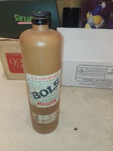 Botella Antigua De Ginebra Bols