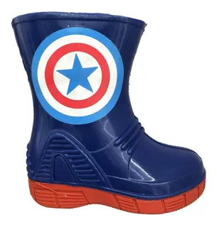 Bota De Lluvia De Plástico Capitán América Asgard