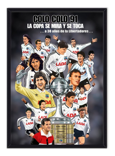 Cuadro Enmarcado - Póster Colo Colo 91