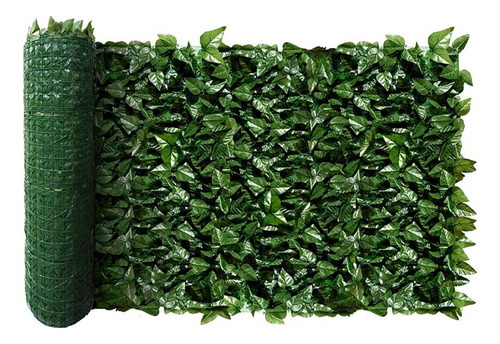 Decoración De Pared Para Valla, Hojas Verdes Artificiales Qu