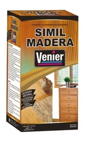Imagen 1 de 6 de Pintura Simil Madera Venier 1.5 Lts Pintumm