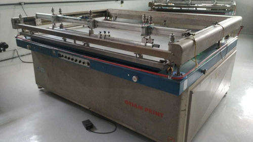 Imagem 2 de 6 de Maquina De Serigrafia Semi Automática