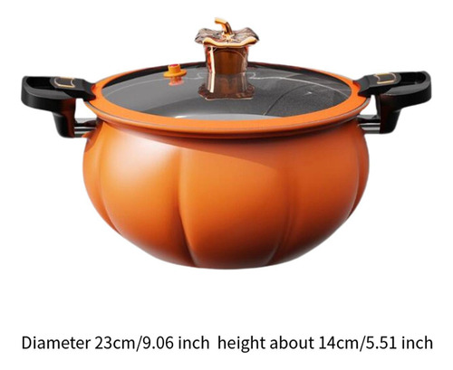 Olla A Presión Micro Con Forma De Calabaza, Olla Para Sopa