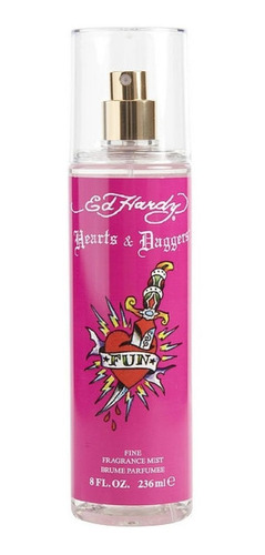 Body Mist Ed Hardy Hearts And Daggers 236ml Mujer-100%origin