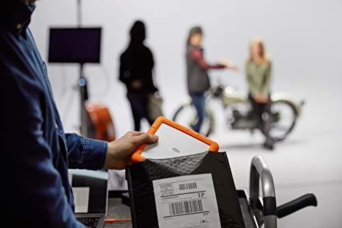 Disco Duro Externo Lacie Rugged Raid Hdd 8tb Usb-c -naranja