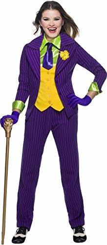 Disfraz Talla Large Para Mujer De Joker De Dc Comics