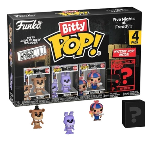 Funko Bitty Pop! Five Nigths At Freddy's Pack4 Bonnie Freddy