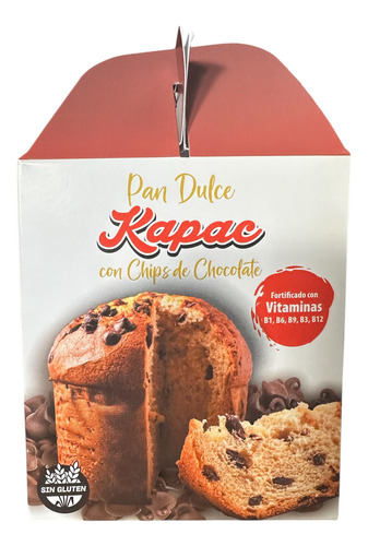 Pan Dulce S/ Tacc Con Chips Chocolate Kapac Fortific 250g Fw
