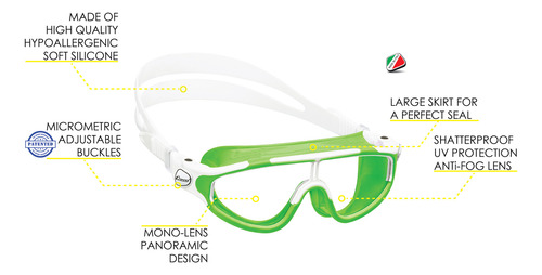 Goggles Cressi Baloo Niños Natación Envio Gratis!!