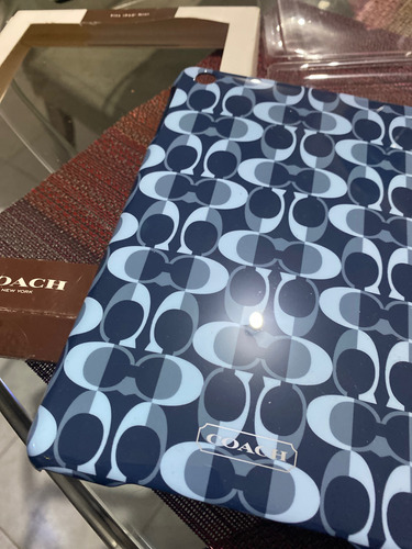 Funda Para Ipad Mini Coach Azul Acero (Usado)