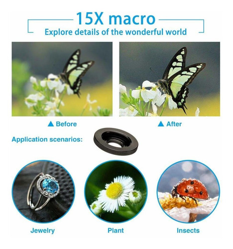Kit Lentes De Camara Para Telefono Celular iPhone XS Max