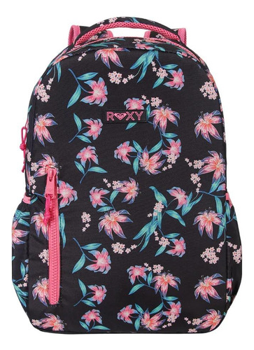 Mochila Esportiva Roxy Preto C/ Rosa
