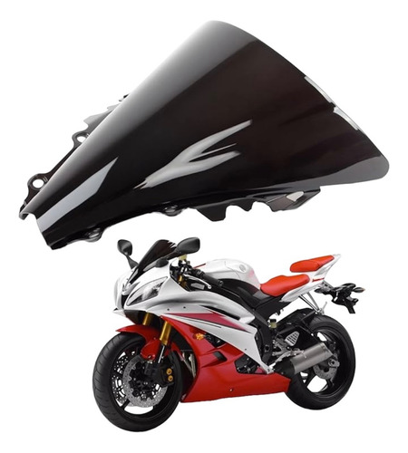 Mica Parabrisas Moto Yamaha R6 R6r 2006 2007 Humo