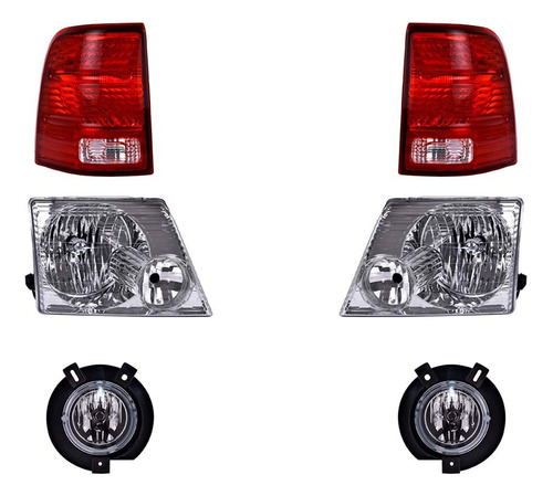 Faros Ppales Niebla Calaveras Depo P/ Ford Explorer 02 Al 05