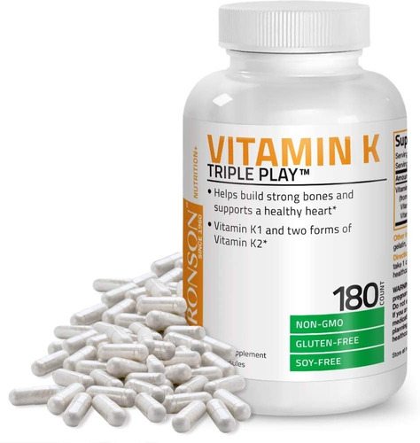 Vitamina K  (vitamina K2 Mk7 / Vitamina K2 Mk4 / Vitamina K1