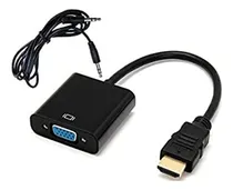 Comprar Cable Hdmi A Vga Adaptador De Conversor Hdmi Vga Con Audio.