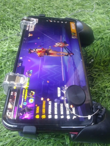 Base Para Celular En Forma De Control Con Jostik Y Gatillos.
