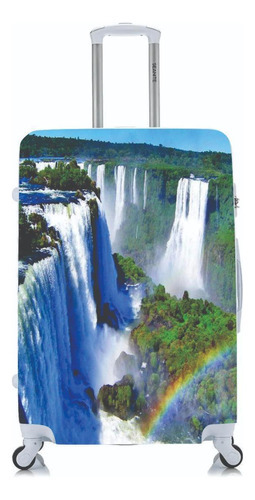 Capa Protetora Mala Viagem Personalizada Média Foz Do Iguaçu