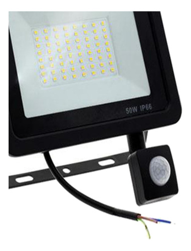 Sensor De Movimiento Del Reflector 4500lm Luz De 50w Negro