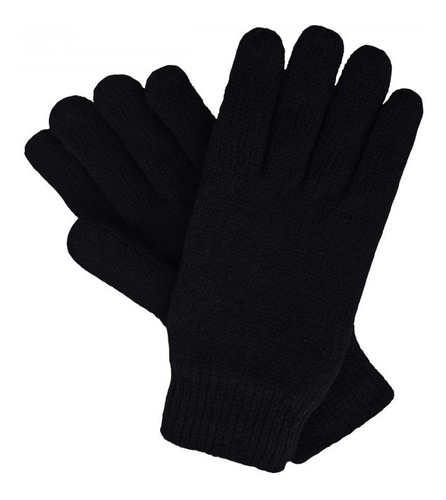 Guantes Negros Unisex Lana Abrigado Invierno Moto Bici Manos