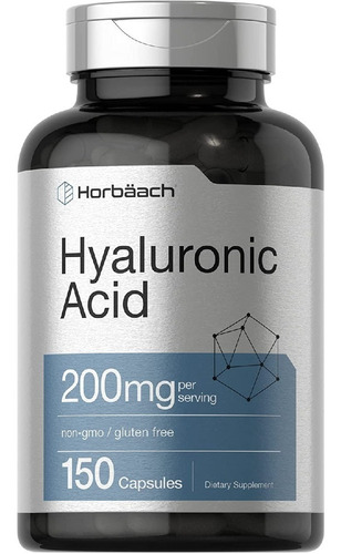 Ácido Hialurónico 200 Mg Horbäach 150 Capsulas