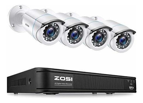 Kits Dvr Para Vigilancia Sistema Zosi H.265 + Full 1080p Kit