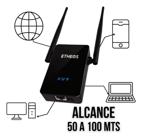 Cuantos metros alcanza un repetidor wifi sale
