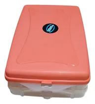 Comprar Tupper Apilable Fiambrera Coral 23x16x7.5cm