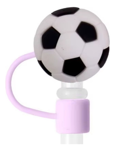 Tampa De Proteção Canudo Copo Stanley 10 Mm Modelos Variados Bola De Futebol