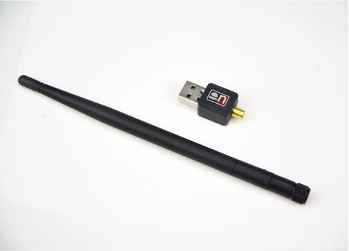 Adaptador Usb Wifi 150 Mbps Antena 5dbi Plug And Play