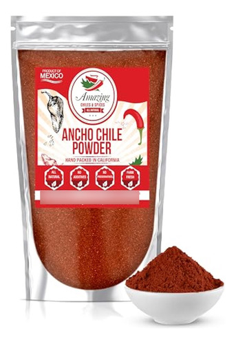 Condimento Mexicano  Chile Ancho En Polvo Molido (4oz)  Nat