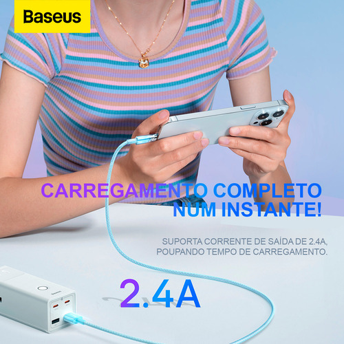 Cabo Lightning Baseus Explorer Series Fast Charging 2.4a 2m