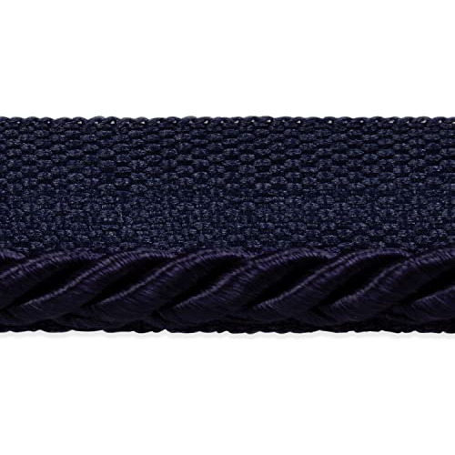 Adornos Cortados A Medida Ebony 1/8 Twisted Lip Cord Azul Ma