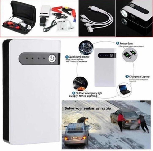 Iniciador Batería Jump Starter Powerbank Cargador Portatil 