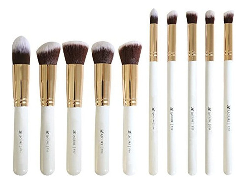 Lagure Premium Kabuki Makeup Brush Establece Los Pinceles De