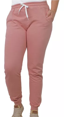 Jogging Dama Mujer Pantalon Deportivo Algodon Rustico Chupin