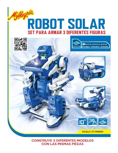 Imagen 1 de 4 de Robot Solar 3 En 1 Mi Alegría