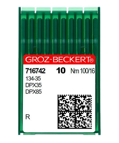 20 Agujas Groz-beckert® 134-35 /dpx35 - 100/16, R