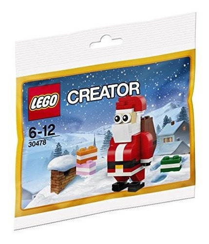 Creador De Lego 30478 Santa Claus Navidad Lego Bolsa De Plas