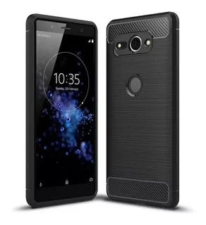 Funda Fibra Carbono Compatible Con Sony Xperia Xz2 Compact