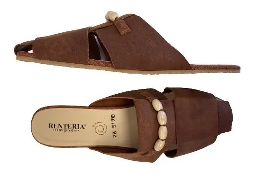 Flats de piel mujer sale